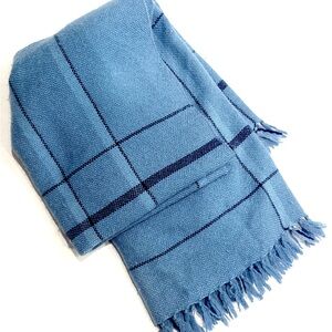 The Three Weavers Virgin Wool Vintage Blanket Handmade in USA